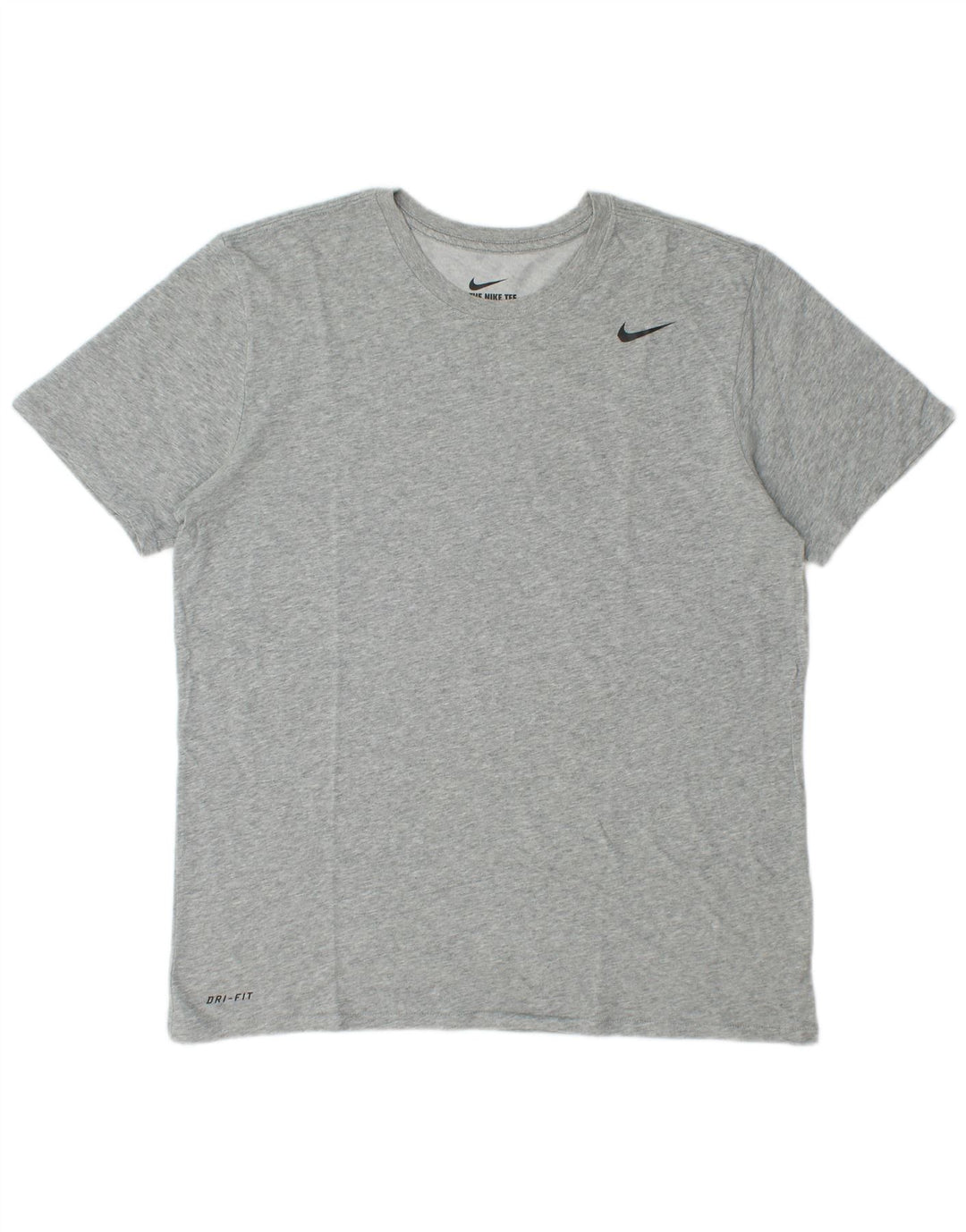 Camiseta Nike Masculina Athletic Fit Graphic Top Grande Cinza Salpicado