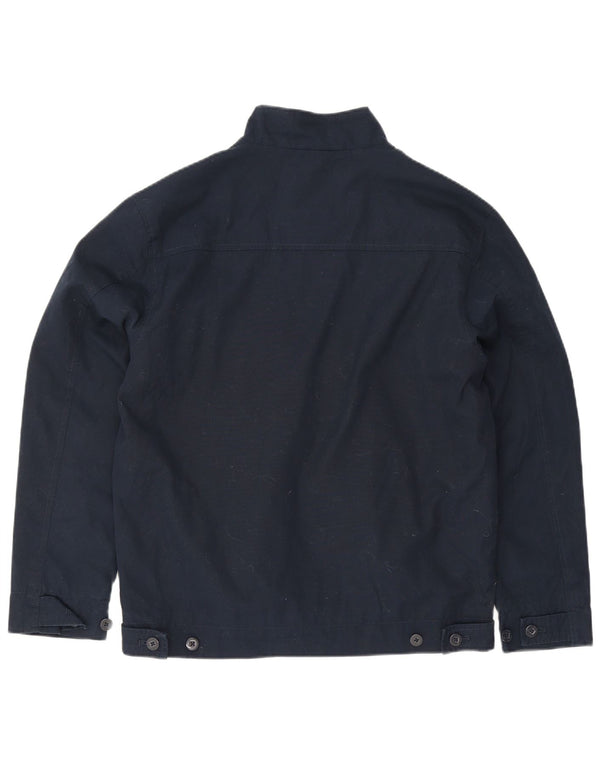 Jaqueta bomber masculina Ben Sherman Reino Unido 38 algodão azul marinho médio