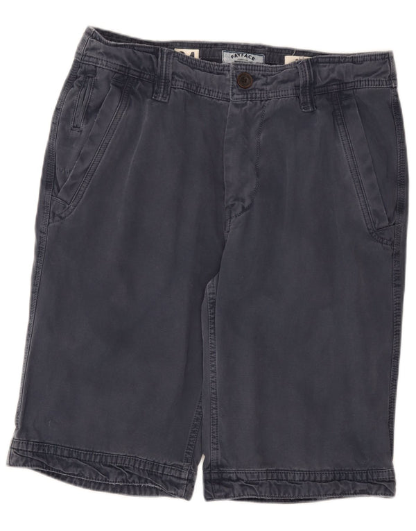 Shorts Chino Masculino Fat Face W34 Grande Algodão Azul Marinho