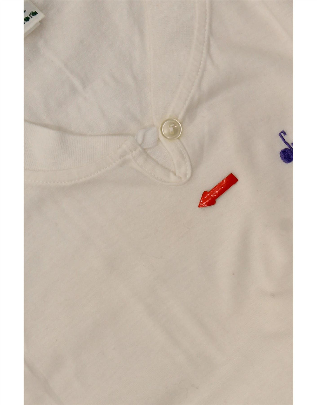 Diadora Womens Vest Top UK 12 Médio Branco