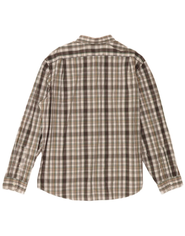 Camisa masculina Eddie Bauer Classic Fit XL algodão xadrez multicolorido