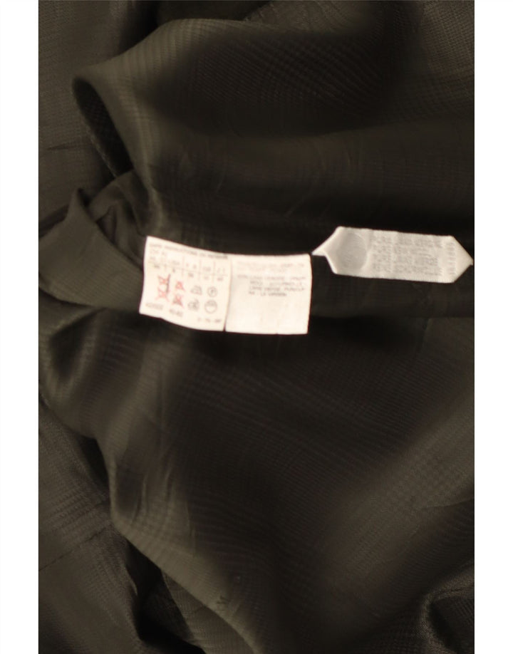 Max Mara Casaco feminino oversized com peito duplo Reino Unido 10 pequeno verde