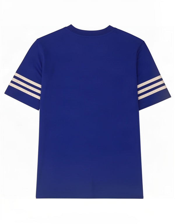 Camiseta Adidas Menino Climalite Top 11-12 Anos Azul Poliéster