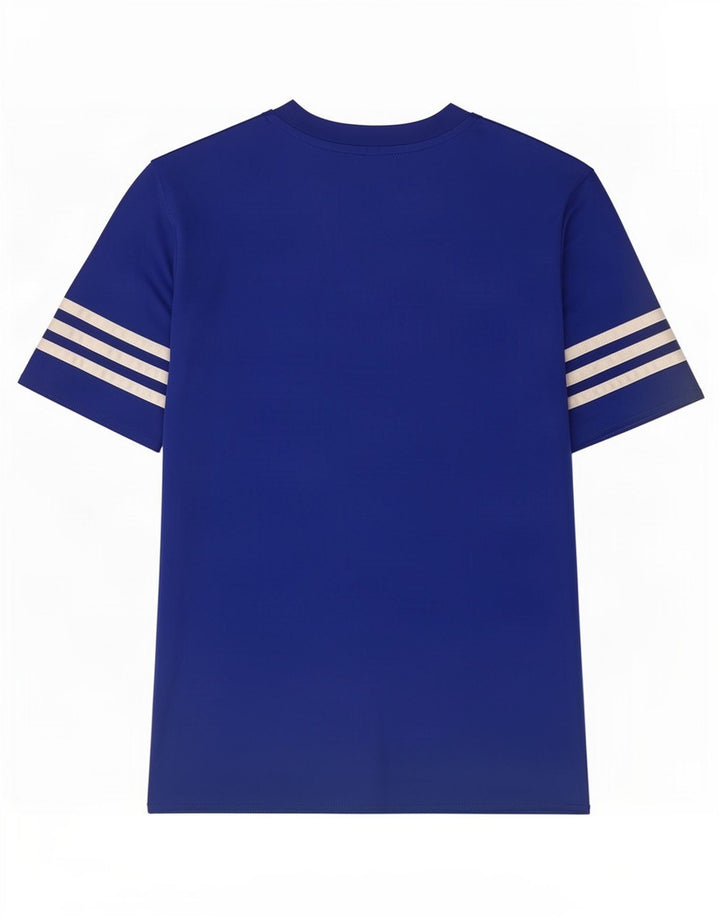 Camiseta Adidas Menino Climalite Top 11-12 Anos Azul Poliéster