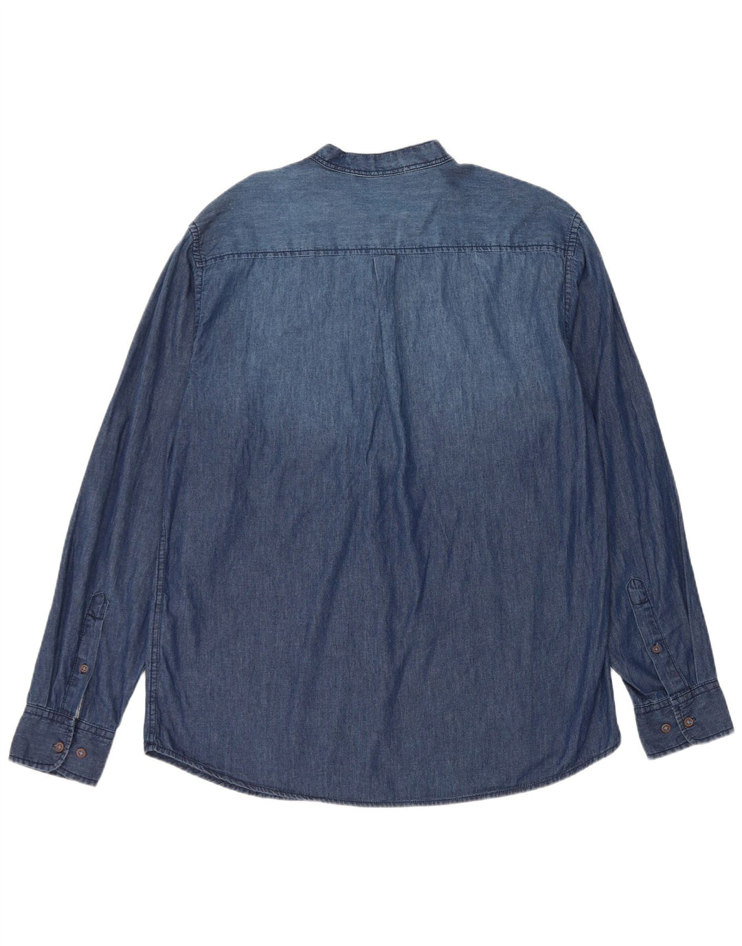 Camisa jeans masculina Grand & Hills pulôver XL azul algodão