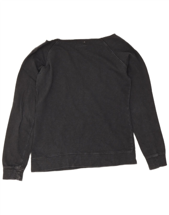 Jumper de moletom feminino Champion Heritage Oversized UK 10 pequeno preto