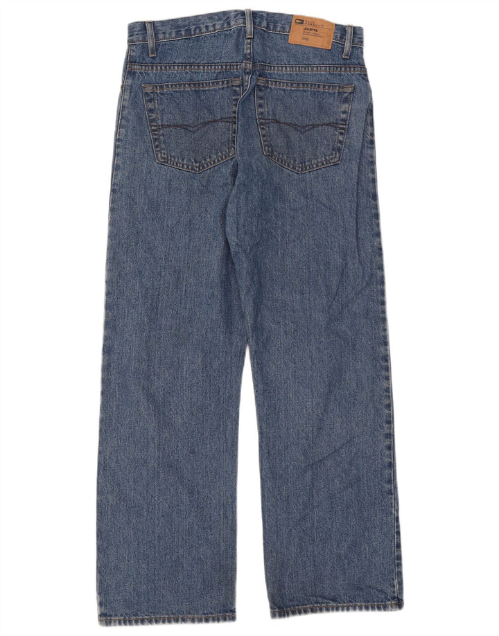 Jeans Marks & Spencer masculino Blue Harbor Straight W32 L29 algodão azul