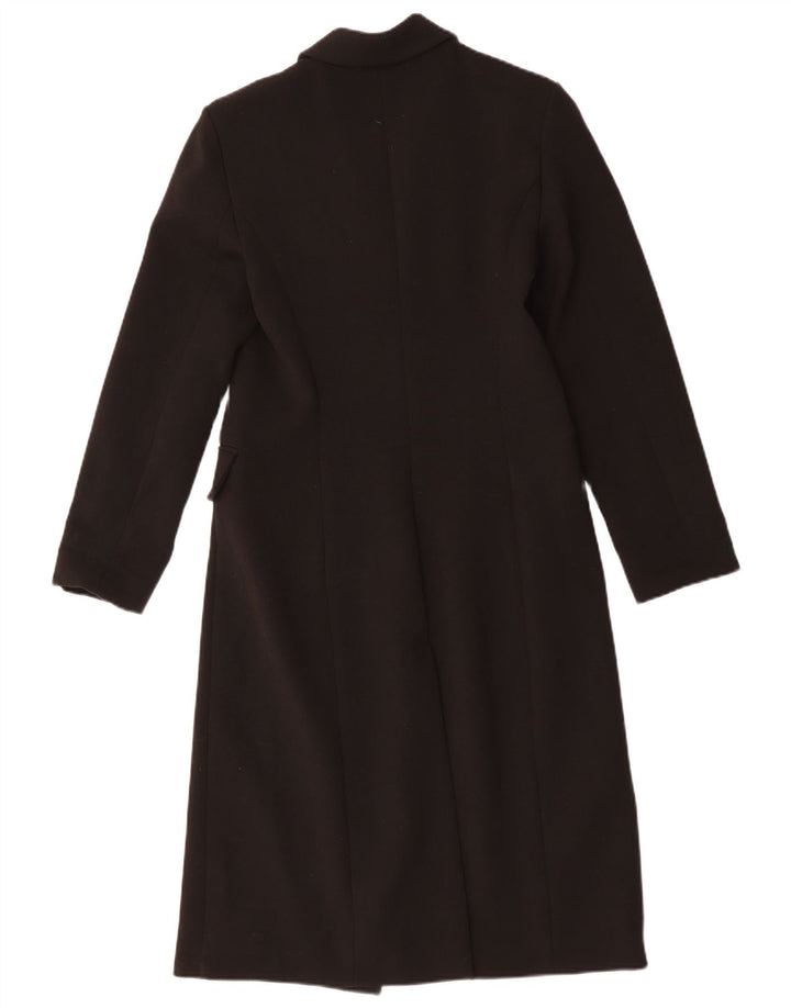 Casaco feminino IMPERIAL com peito duplo UK 12 poliéster preto médio