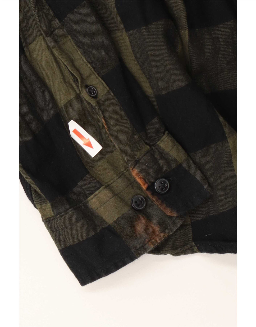 Camisa masculina de flanela Jack & Jones XL verde algodão guingão