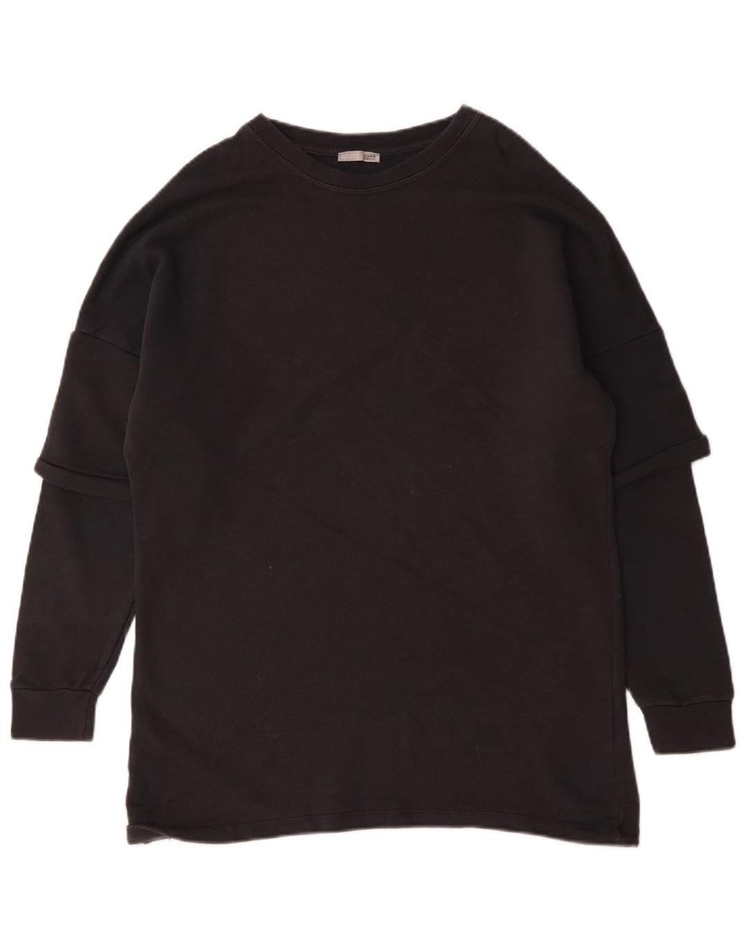 Zara Moletom Masculino Jumper Pequeno Algodão Preto