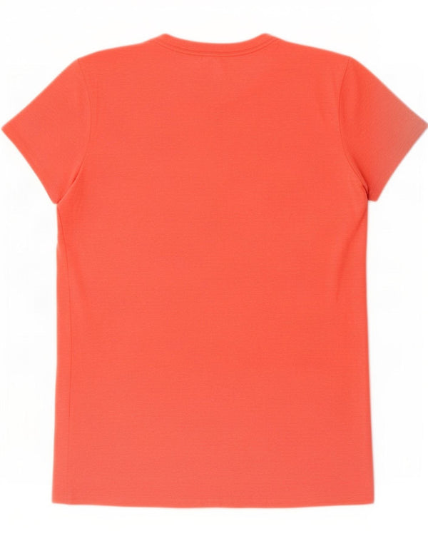 Camiseta masculina Under Armour Heat Gear Graphic Top pequeno algodão laranja