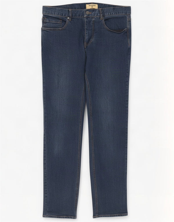 Calça jeans reta masculina Billabong W32 L32 algodão azul