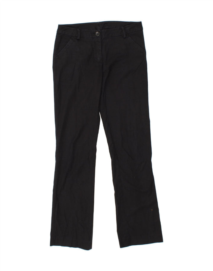 BENETTON Womens Bootcut Chino Trousers W32 L32 Navy Blue Vintage Benetton and Second-Hand Benetton from Messina Hembry 