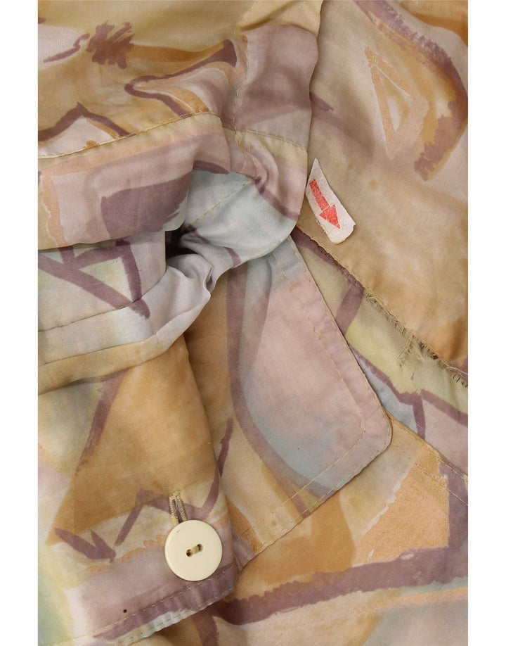 Jaqueta de chuva feminina C&A com padrão abstrato Reino Unido 16 grande multicolorida