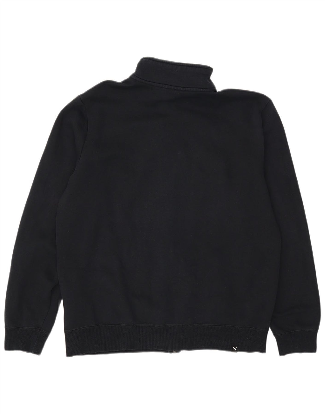 Puma Mens Tracksuit Top Jacket Grande Algodão Preto
