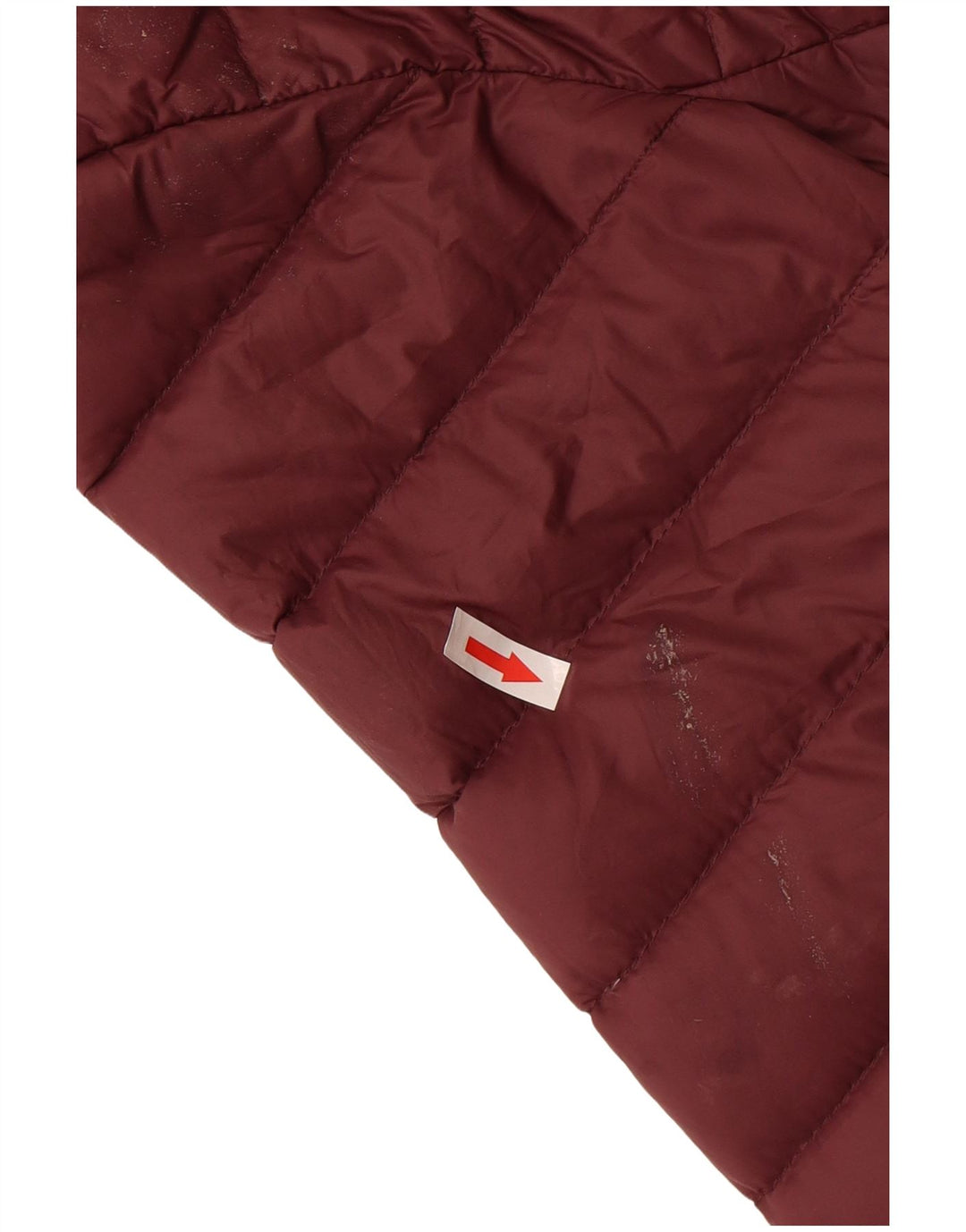 Jaqueta masculina acolchoada com capuz Schott UK 40 grande nylon cor de vinho