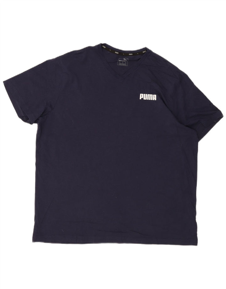 Camiseta masculina PUMA Top 2XL azul marinho