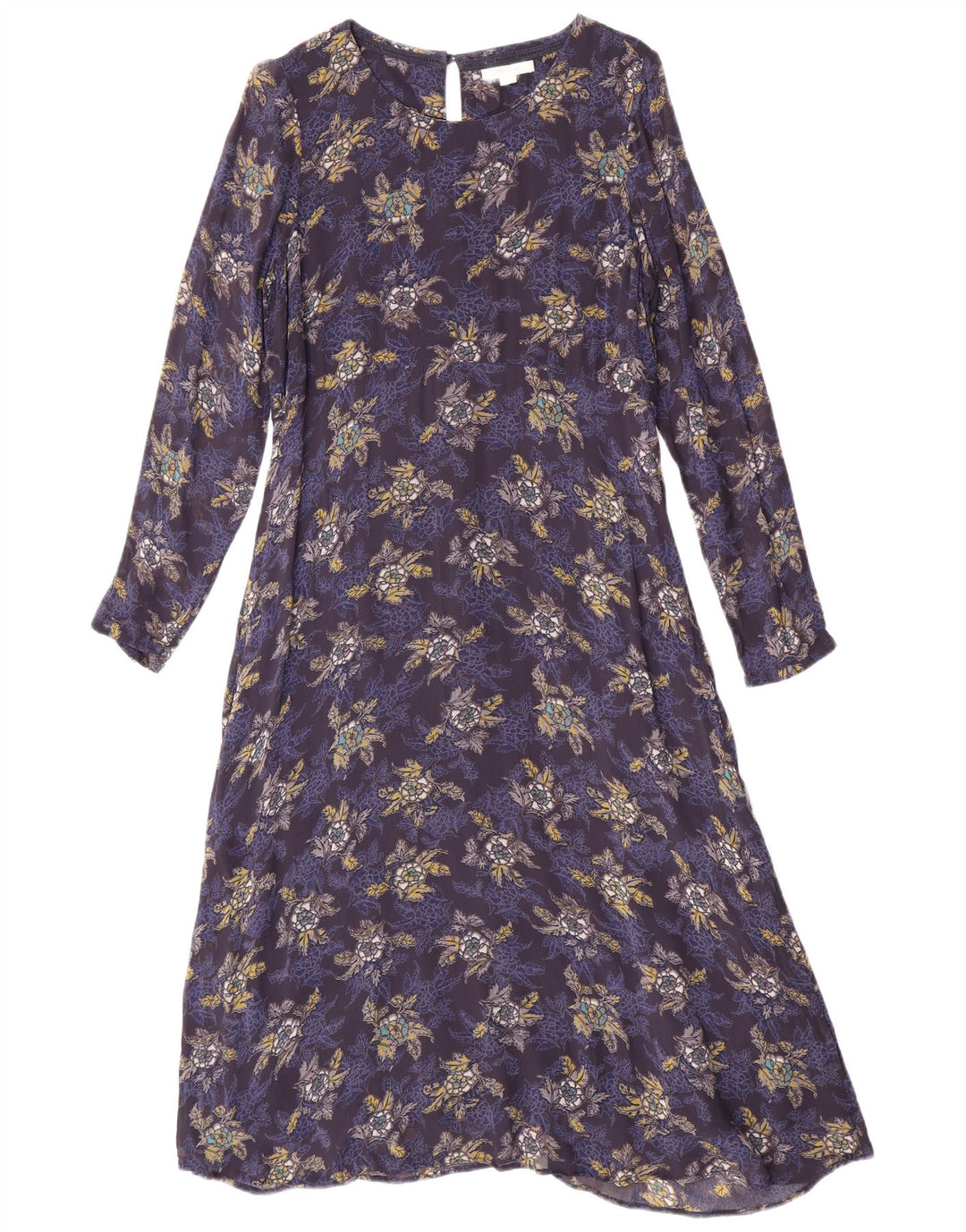Vestido maxi feminino White Stuff UK 12 médio floral multicolorido boêmio