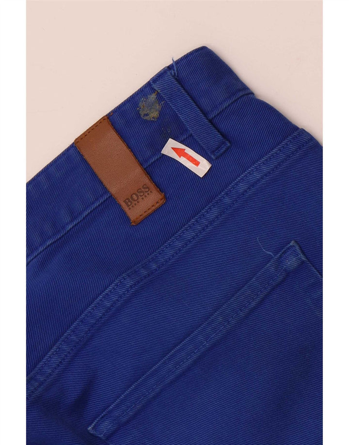 Hugo Boss Masculino Slim Jeans W36 L32 Azul Algodão