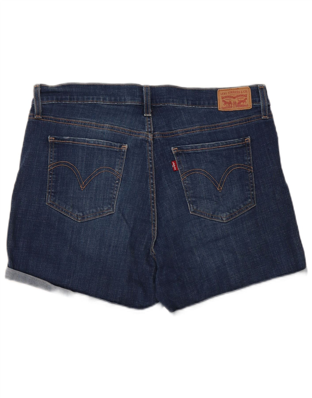 Shorts jeans feminino LEVI'S W32 grande algodão azul