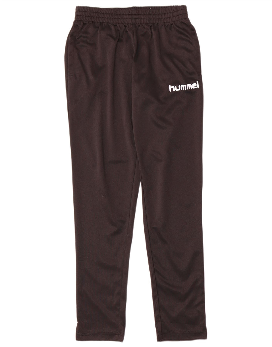 Calça de treino gráfico HUMMEL para meninos 14-15 anos poliéster preto