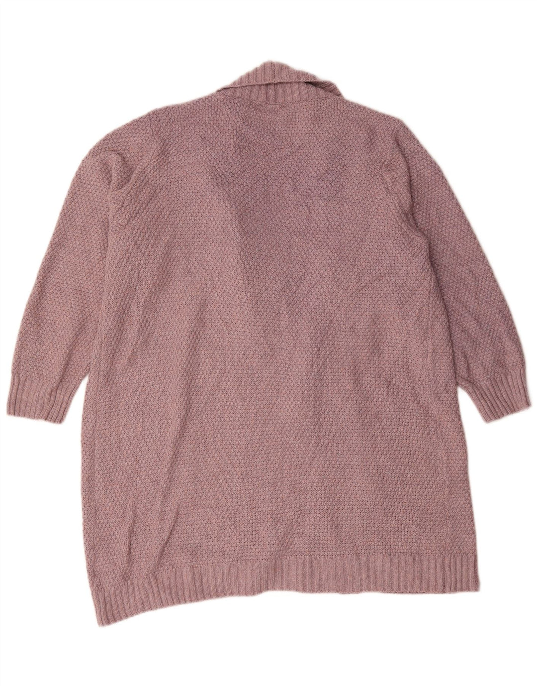 Suéter de cardigã aberto feminino Autograph UK 18 XL poliéster rosa