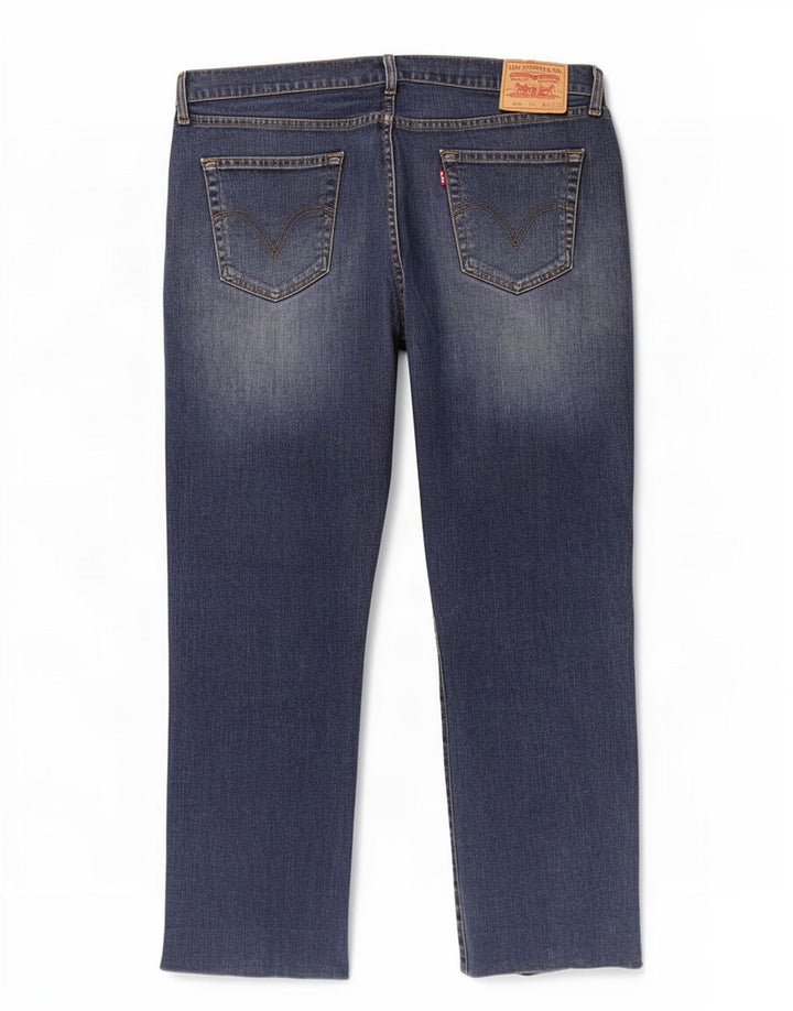 Calça jeans masculina Levi's 751 Straight W42 L28 azul algodão