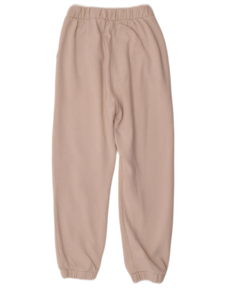 Zara Womens Crop Full Tracksuit UK 14 Médio Algodão Branco