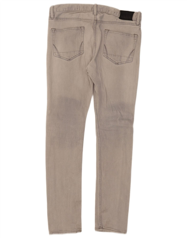 Calça jeans skinny masculina All Saints W35 L31 cinza
