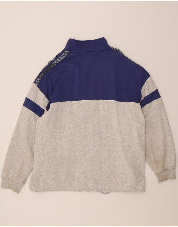 ASICS Mens Graphic Tracksuit Top Jaqueta XL Cinza Colorblock