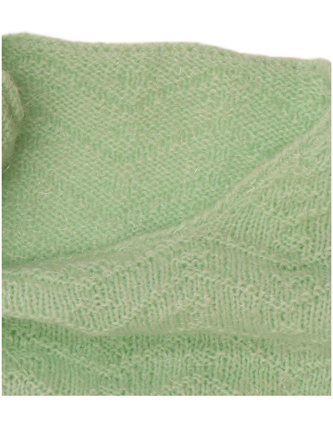 Suéter feminino VINTAGE com gola canoa UK 18 XL verde