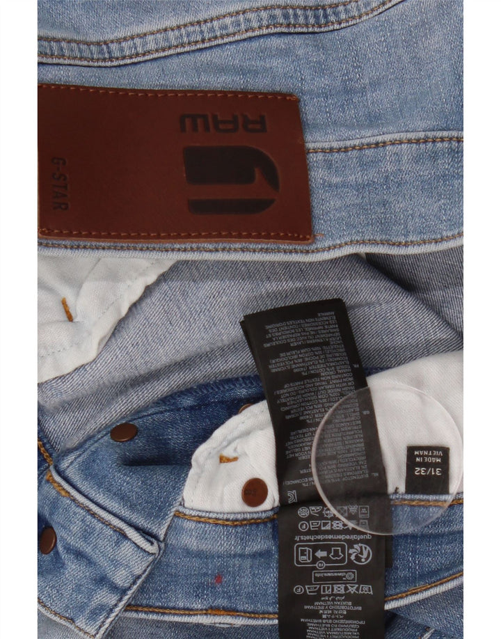 G-STAR Masculino 3301 Jeans Slim W31 L32 Azul Algodão
