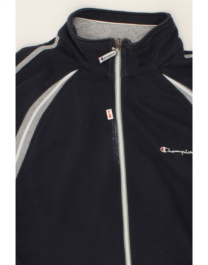 CHAMPION Jaqueta masculina de agasalho 3XL algodão azul marinho