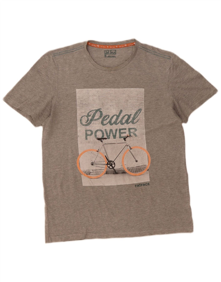 Camiseta gráfica masculina FAT FACE cinza médio