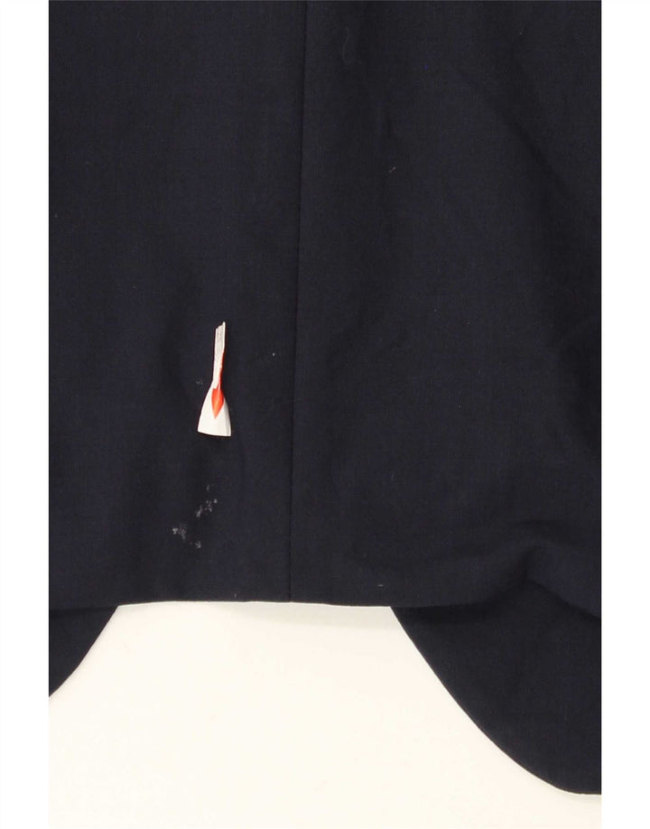 Jaqueta blazer masculina Ted Baker Slim Fit 2 botões Reino Unido 46 3XL lã azul marinho