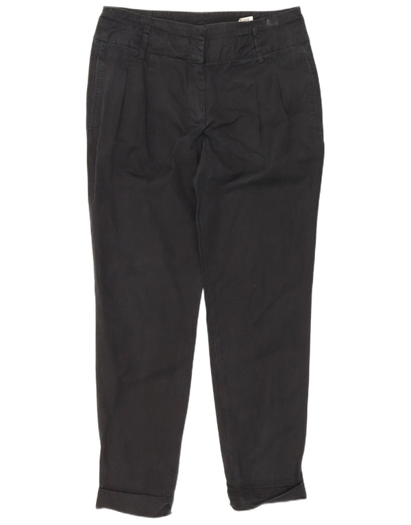 Calça Chino Cônica Feminina Zara Médio W28 L27 Algodão Preto