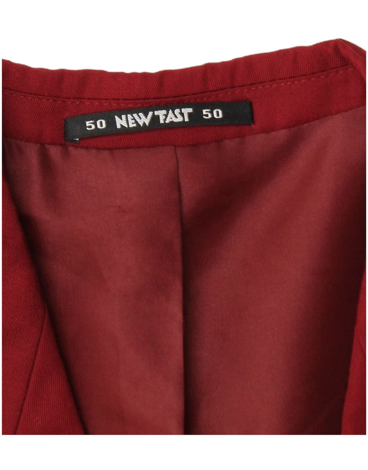 NOVA Jaqueta Blazer FAST Mens Double Breasted UE 50 Grande Borgonha