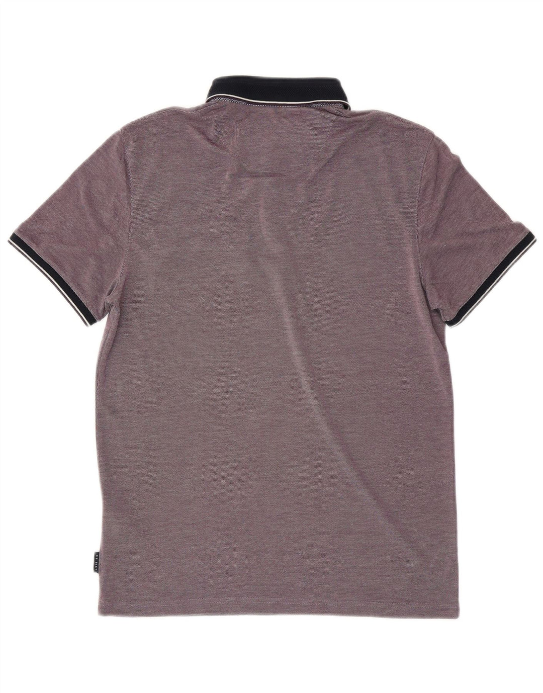 Camisa polo masculina TED BAKER tamanho 3 médio roxo modal
