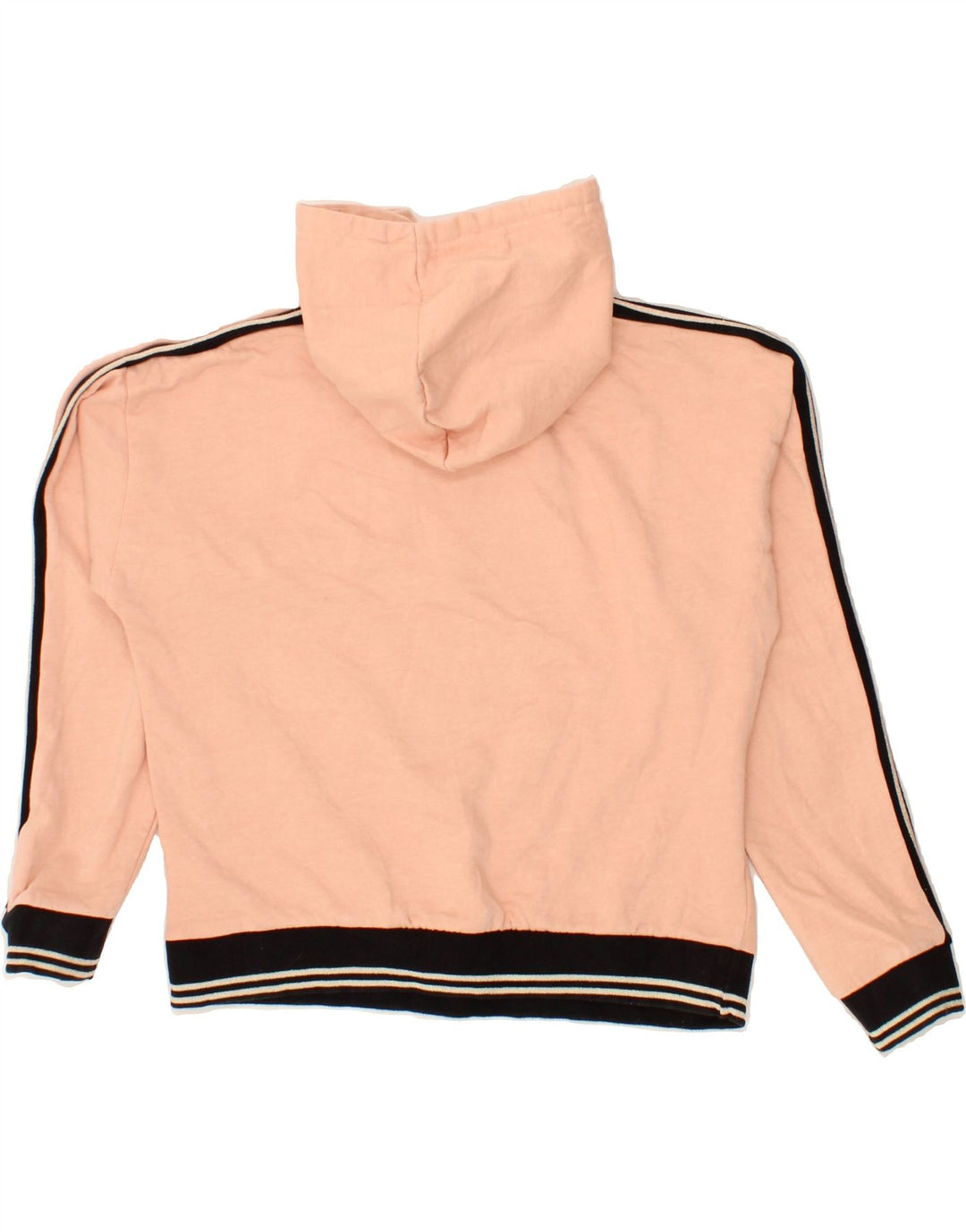 FILA Womens Graphic Hoodie Jumper UK 14 Medium Pink Cotton Vintage Fila and Second-Hand Fila from Messina Hembry 
