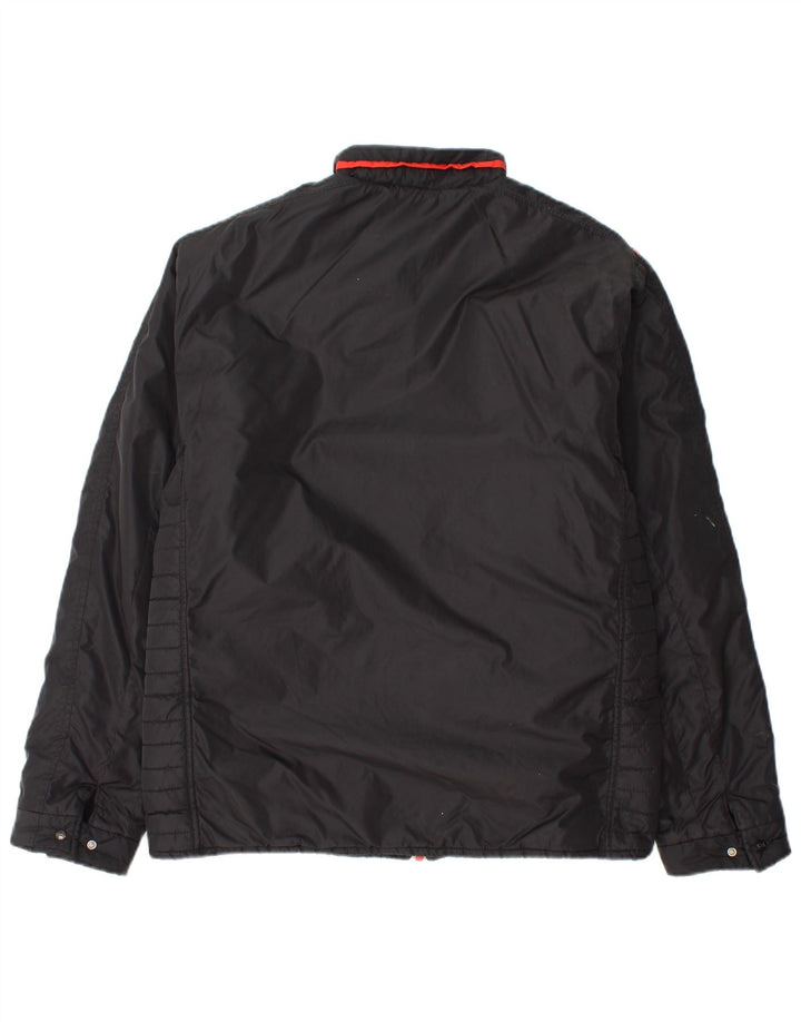 Jaqueta PUMA masculina acolchoada UK 38 médio preto colorblock