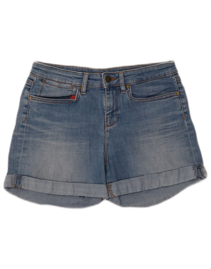 Shorts jeans feminino Tommy Hilfiger W28 algodão azul médio