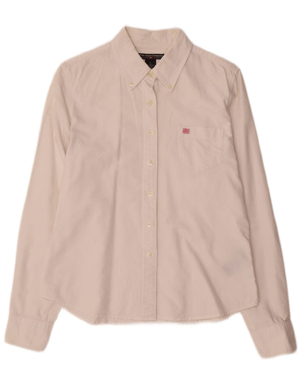 Camisa Polo Ralph Lauren Feminina UK 16 Grande Algodão Branco