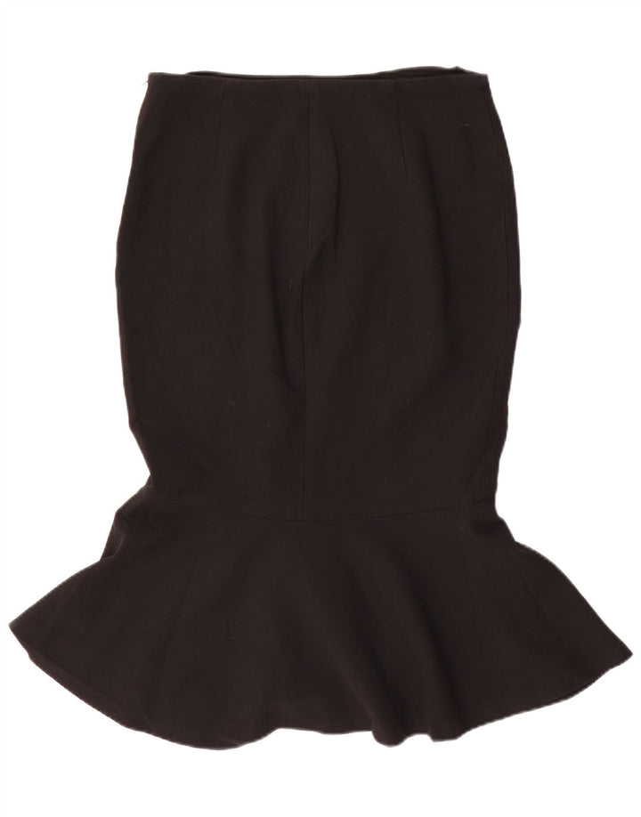 Saia trompete feminina Zara médio W30 preta