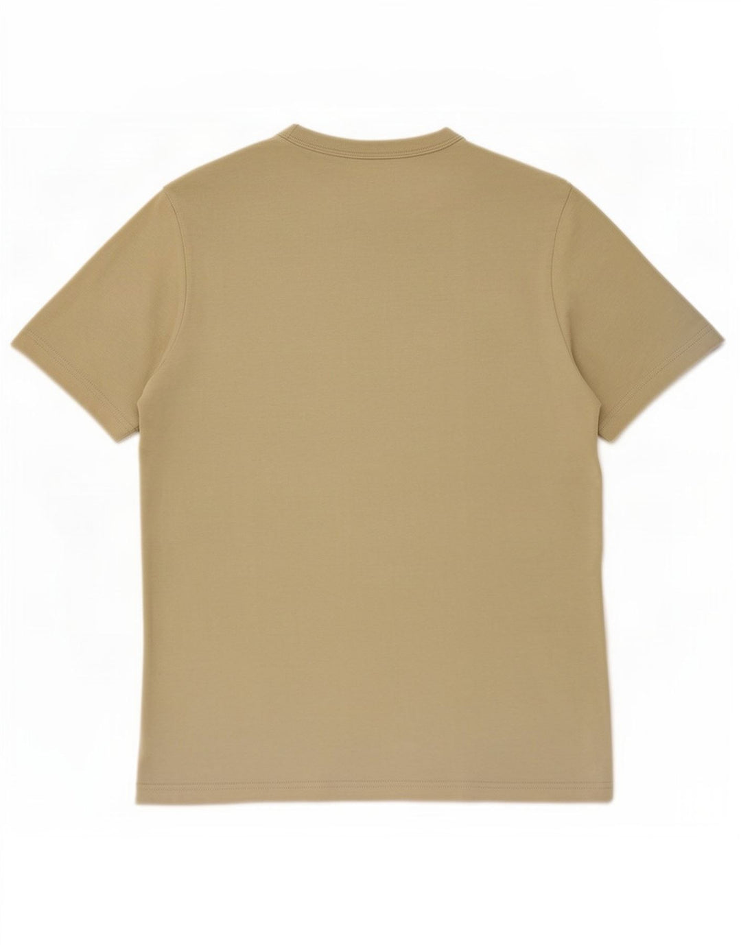 Camiseta masculina Zara Top médio algodão bege