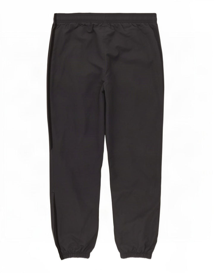 Calça de treino masculina Adidas Joggers grande poliéster cinza