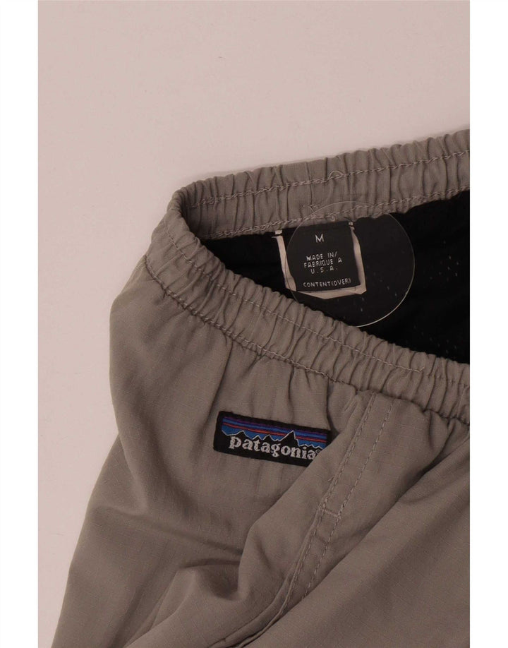 Patagonia Mens Sport Shorts Médio Cinza Nylon