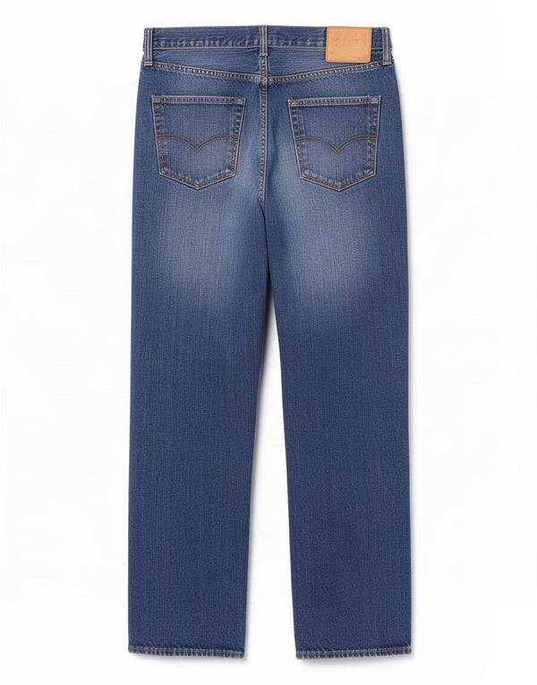 Levi's Masculino 501 Straight Jeans W34 L30 Azul Algodão