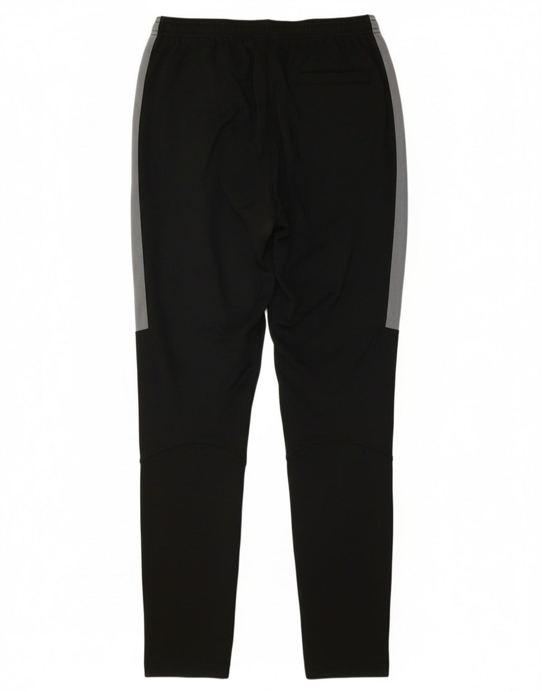 Calça de treino masculina Nike Dri Fit pequena preta colorblock poliéster