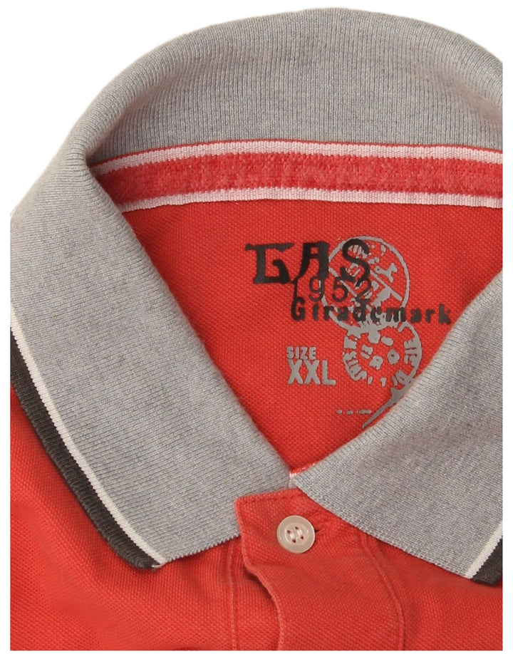 Camisa polo masculina Gas 2XL laranja