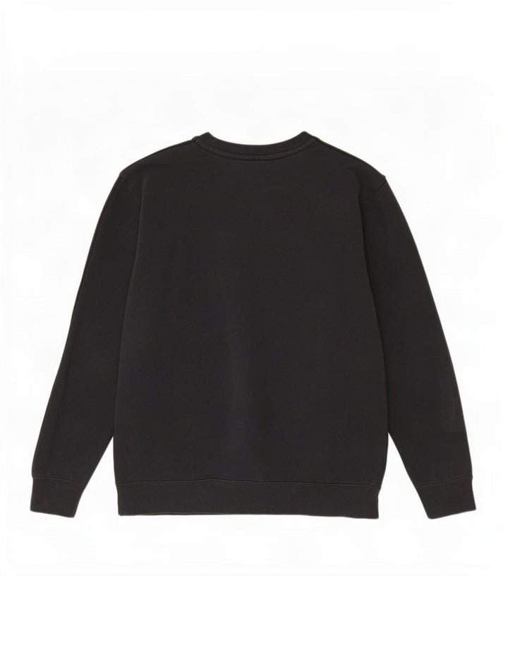 Nike masculino gráfico moletom jumper médio algodão preto